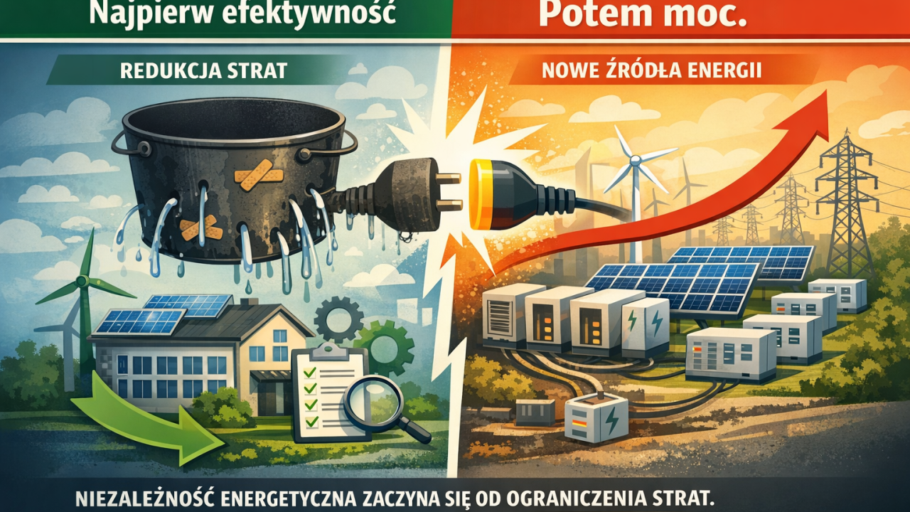 Niezależność energetyczna zaczyna się od efektywności