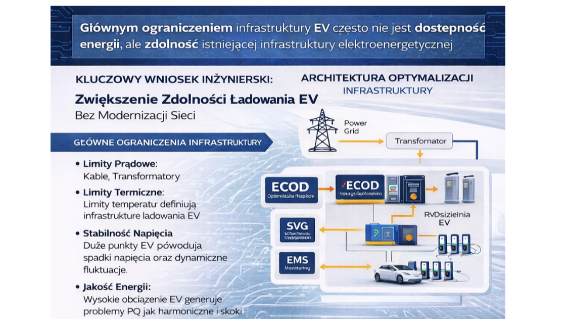ECOD jako optymalizator infrastruktury ładowania EV