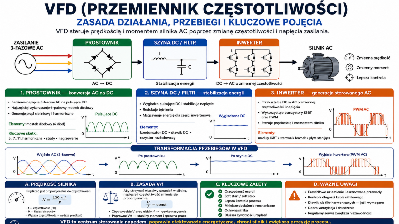 Falownik VFD to nie tylko regulator prędkości
