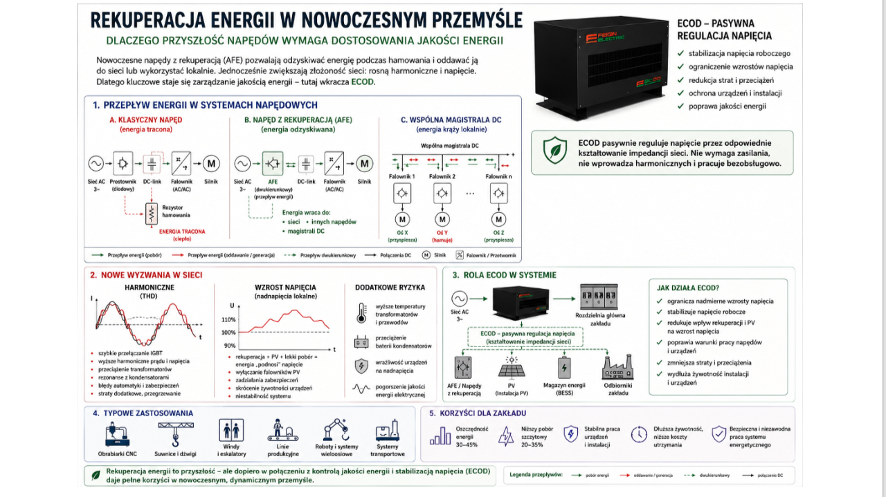 Rekuperacja energii w nowoczesnym przemyśle